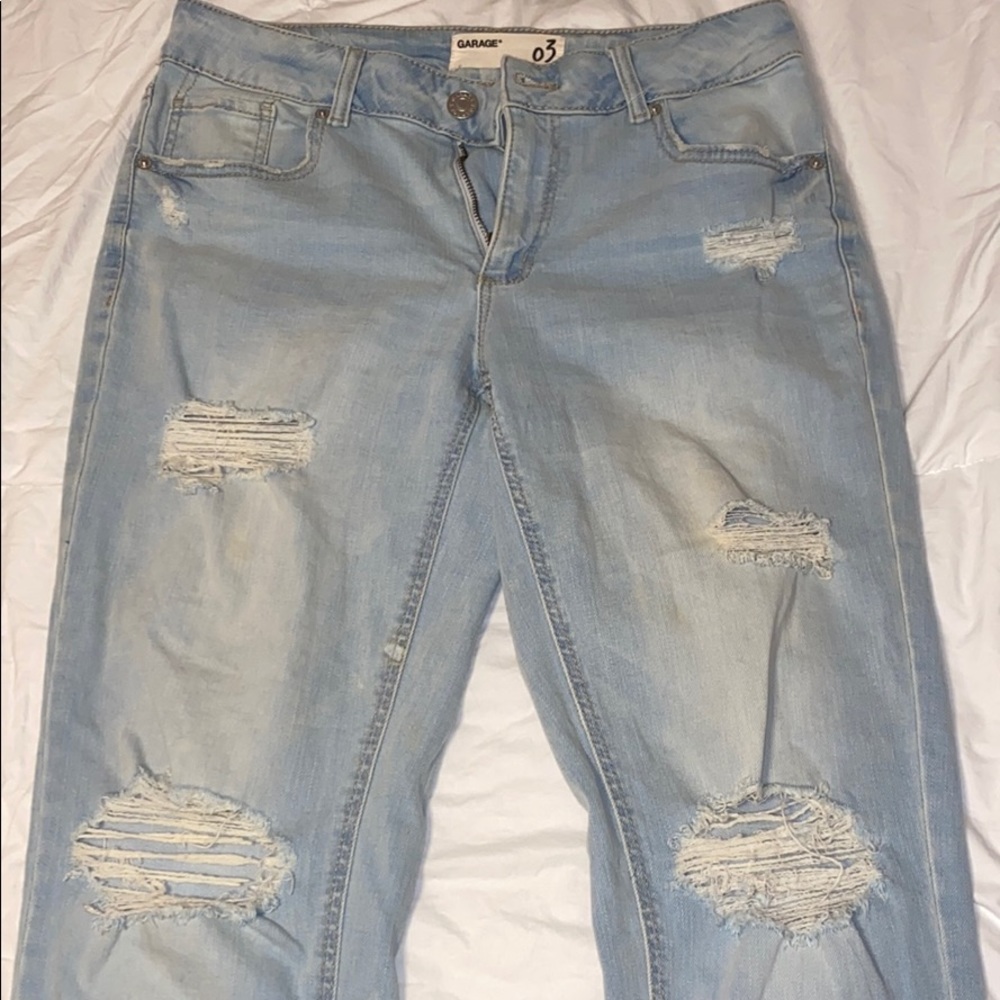 COPY - Light washed Garage Brand Girlfriend Jeans